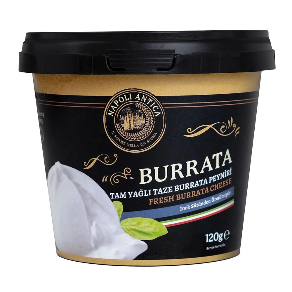 Taze Burrata İnek Peyniri (120 gr) Napoli Antica
