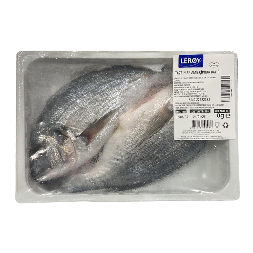 Taze Map Çipura 300/400 (ort.600-650 gr) Leroy