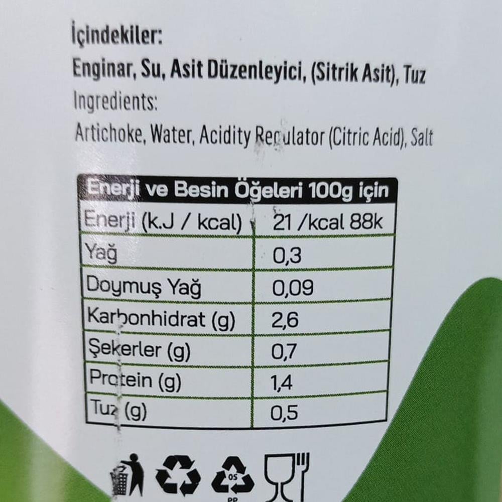 Taze Soyulmuş Enginar,Aydın (3 lü paket )