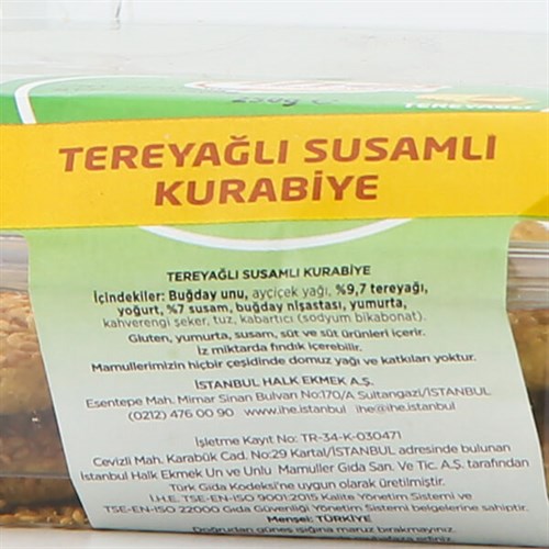 Tereyağlı Susamlı Kurabiye (250 gr) İhe