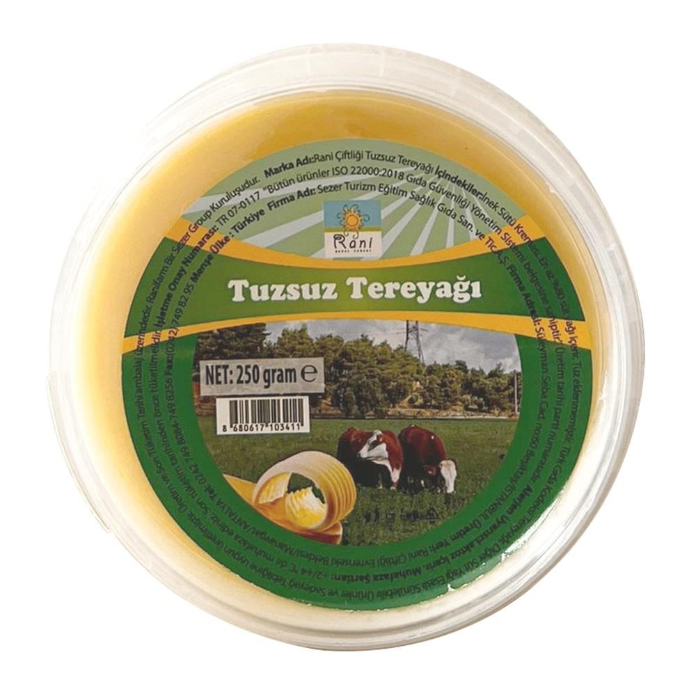 Tuzsuz Tereyağı (250 gr) Rani Çiftliği
