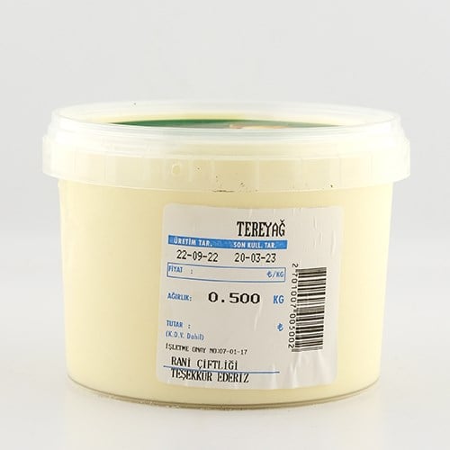 Tuzsuz Tereyağı (500 gr) Rani Çiftliği