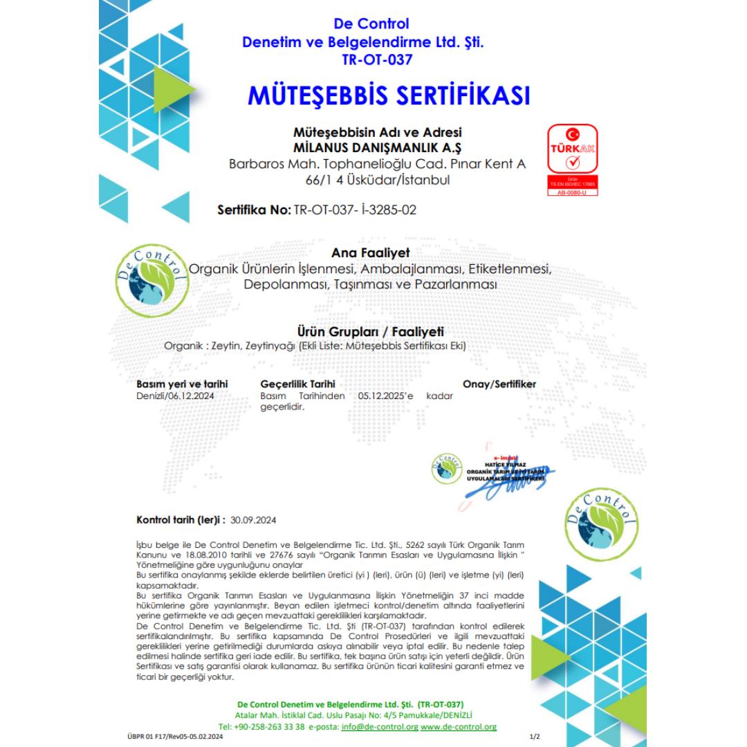 Ultra Premium Erken Hasat Arbequina Zeytinyağı (500 ml) Lea