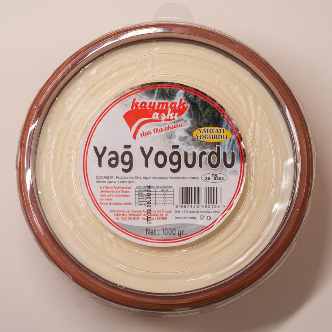 Yağ Yoğurdu (1 kg) Kaymak Aşkı