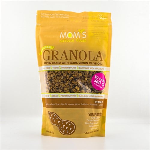 Yer Fıstıklı Granola (360 gr) Mom's