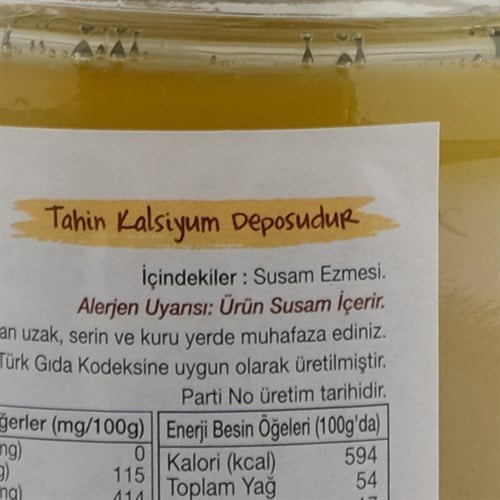 Yerli Susam Tahin (300 gr) Tarla Burada