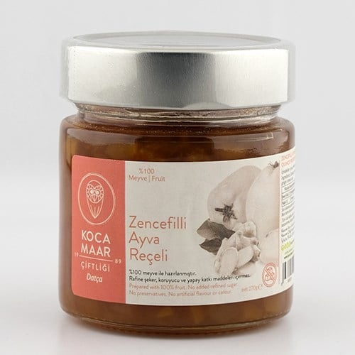 Zencefilli Ayva Reçeli (275 gr) Kocamaar Çiftliği