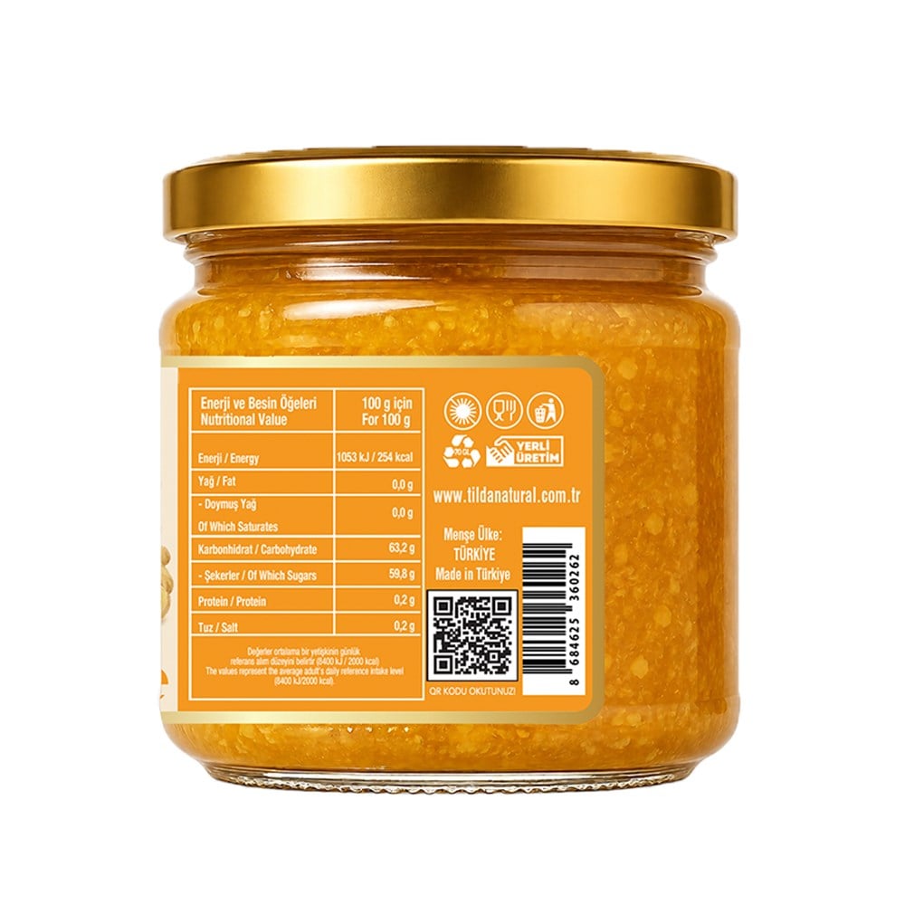 Zencefilli Limon Marmelatı %80 Meyve (220 gr) Tilda