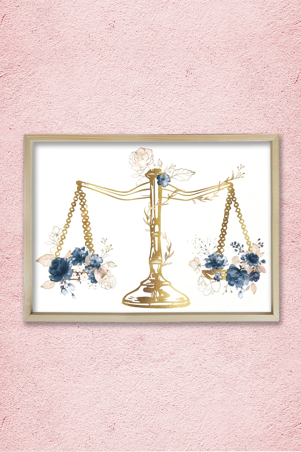 Adalet Terazisi, Avukat Büro Dekoru, Duvar Tablosu