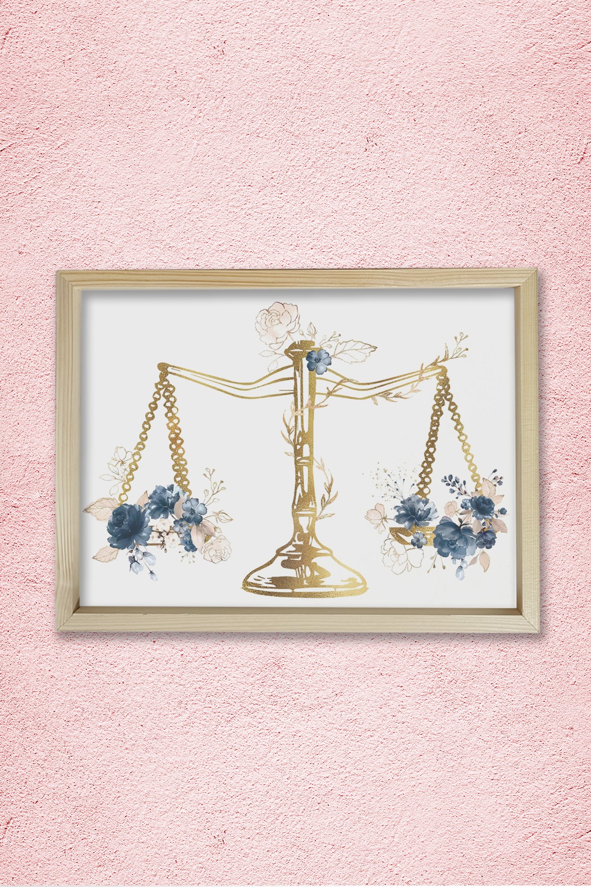 Adalet Terazisi, Avukat Büro Dekoru, Duvar Tablosu