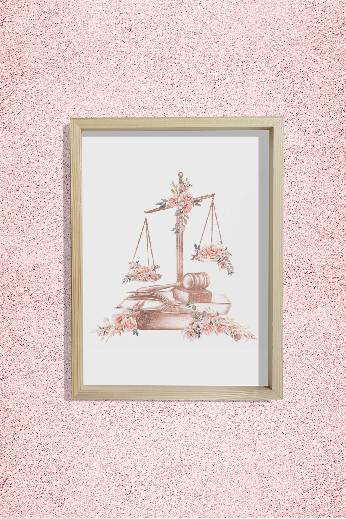 Adalet Terazisi, Hakim, Sanvı, Avukat Büro Dekoru, Duvar Tablosu