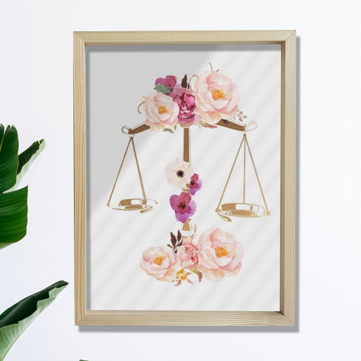 Adaletin Terazisi Baskısı, Adalet Sanatı, Hukuk Bürosu Dekoru