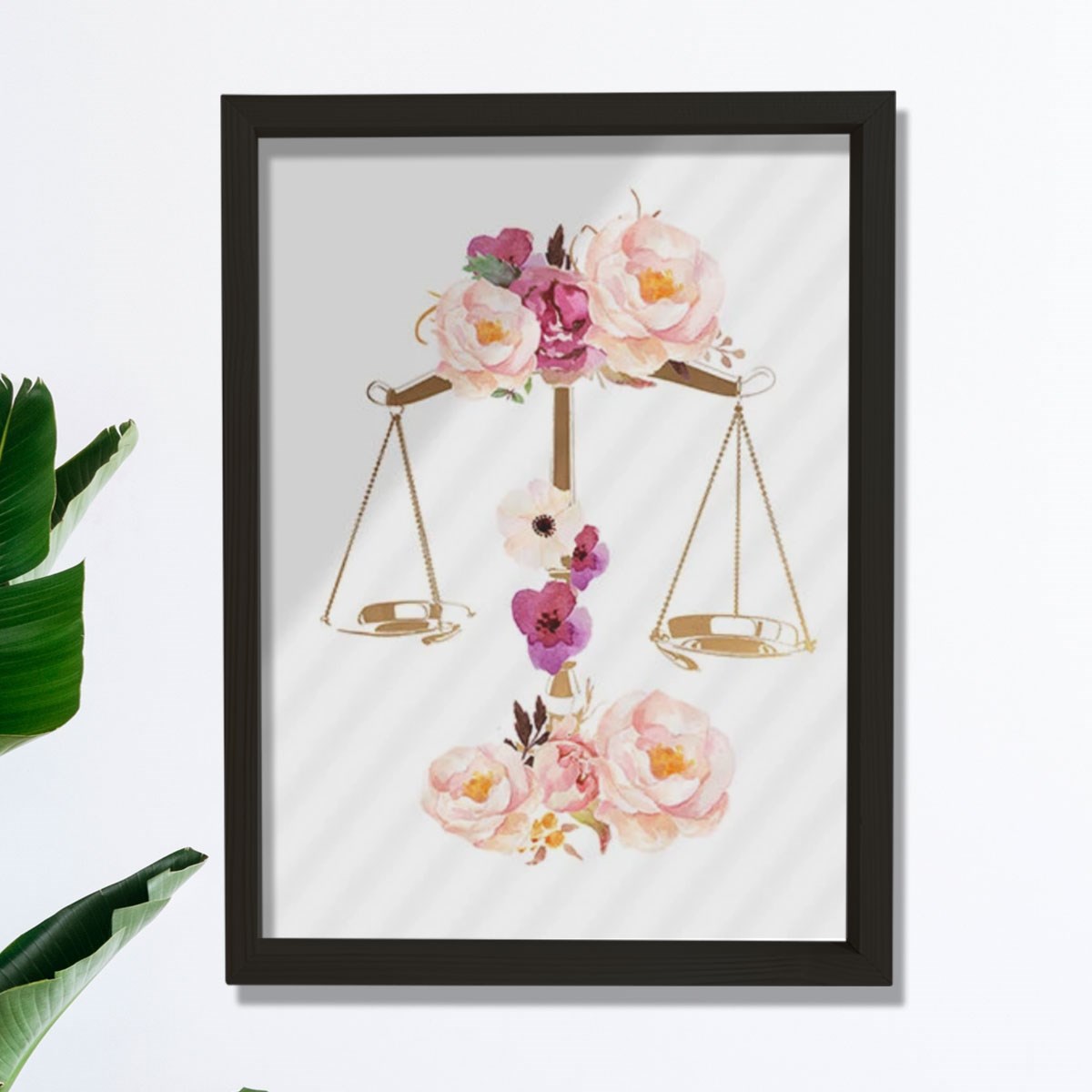 Adaletin Terazisi Baskısı, Adalet Sanatı, Hukuk Bürosu Dekoru