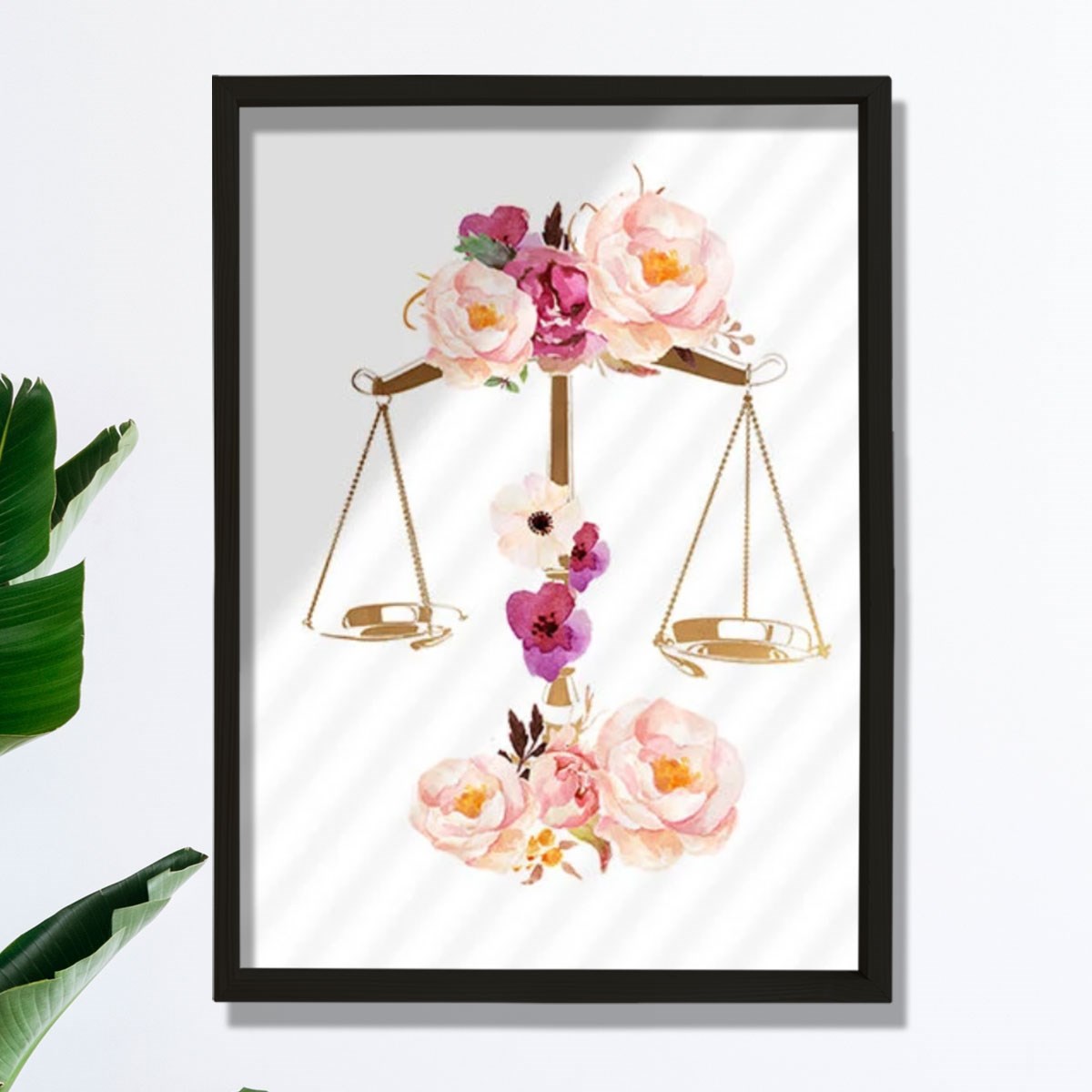 Adaletin Terazisi Baskısı, Adalet Sanatı, Hukuk Bürosu Dekoru