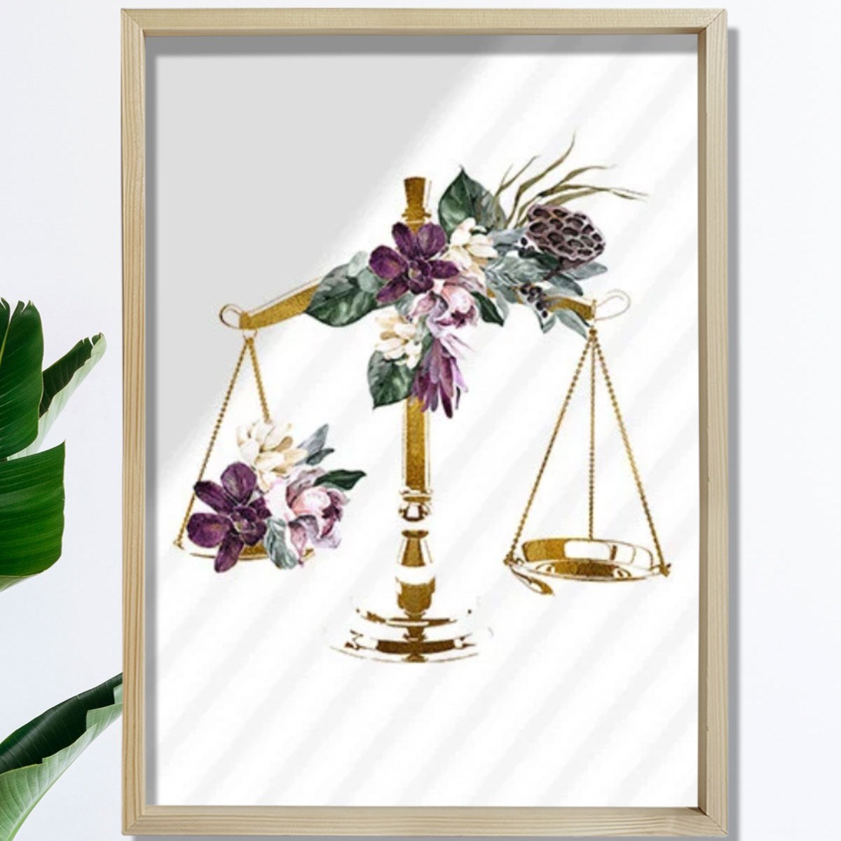 Adaletin Terazisi Baskısı, Hukuk Bürosu Dekoru