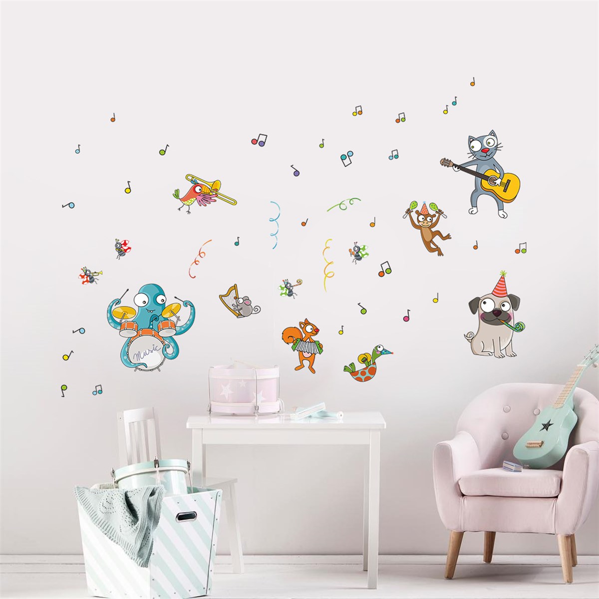 Dekor Loft Orkestra Çocuk Odası Sticker CS-887