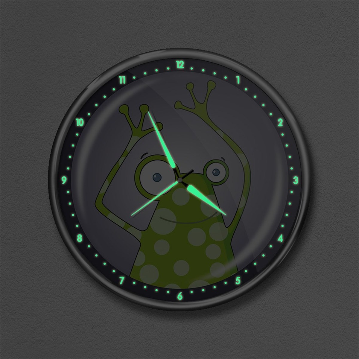 Dekor Loft Premium Gece Parlayan Çocuk Odası Duvar Saati  FS-1502