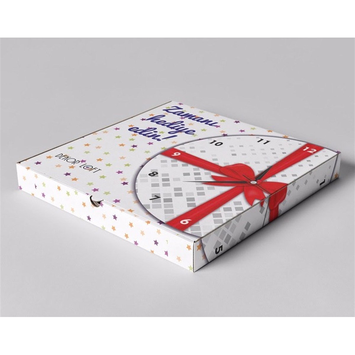 Dekor Loft Premium Gece Parlayan Çocuk Odası Duvar Saati  FS-1557