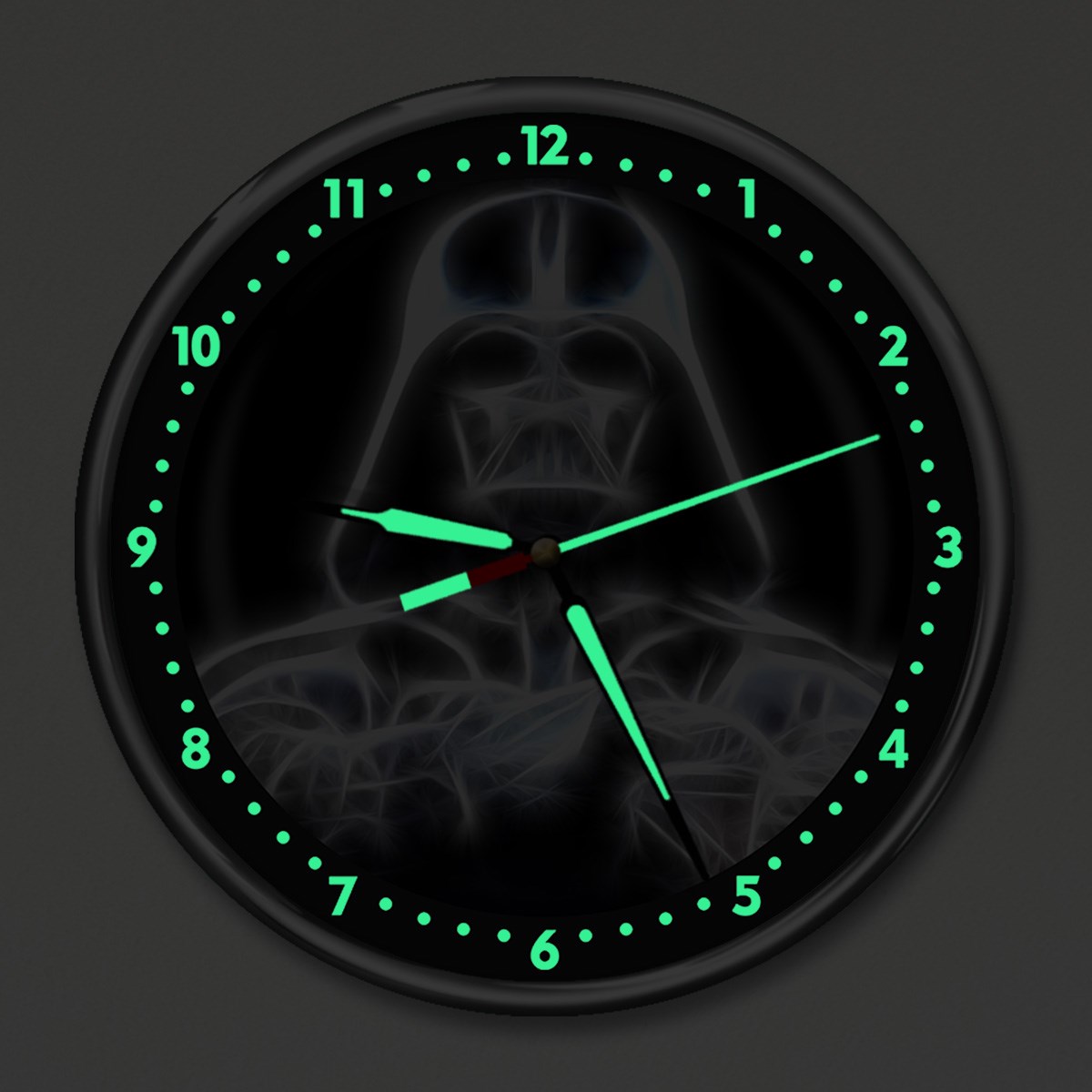 Dekor Loft Premium Gece Parlayan Darth Vader  Çocuk Odası Duvar Saati