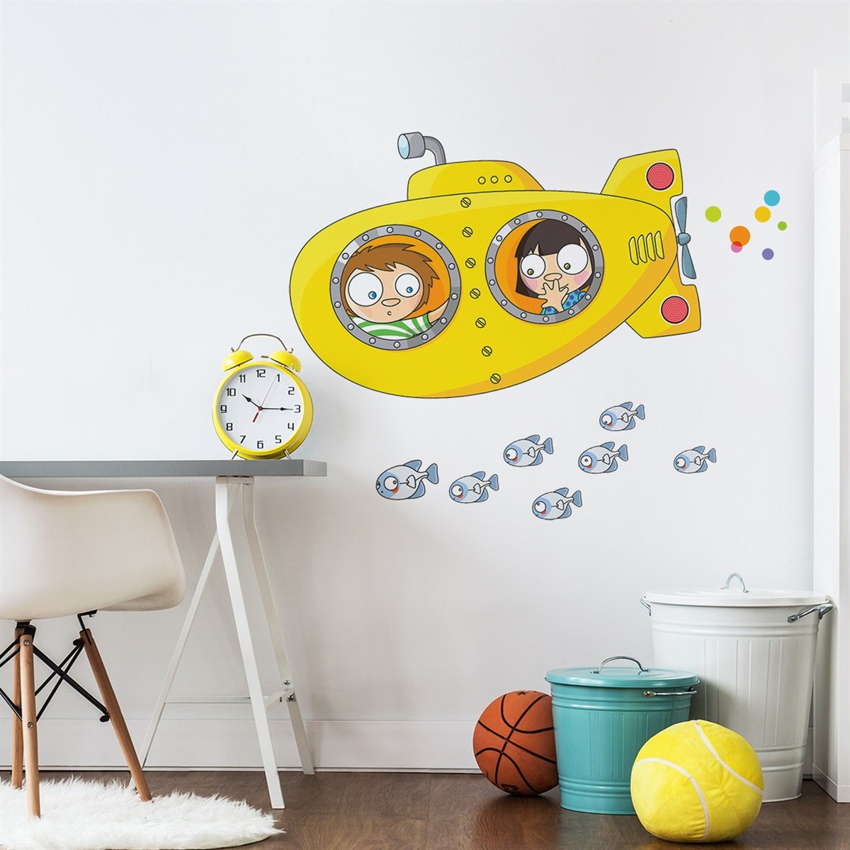 DekorLoft Denizaltı Çocuk Odası Duvar Sticker CS-323