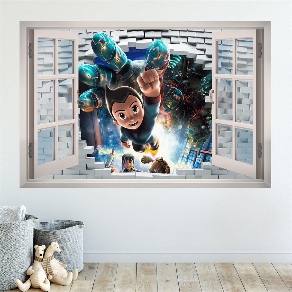 DekorLoft Pencere Sticker 120x85 Cm  PNC-589