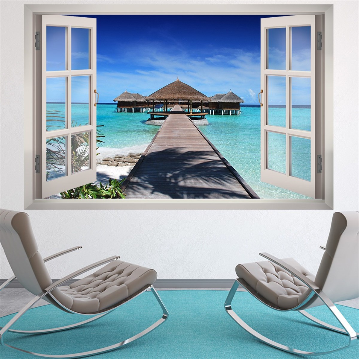 DekorLoft Pencere Sticker 120x85 cm PNC572