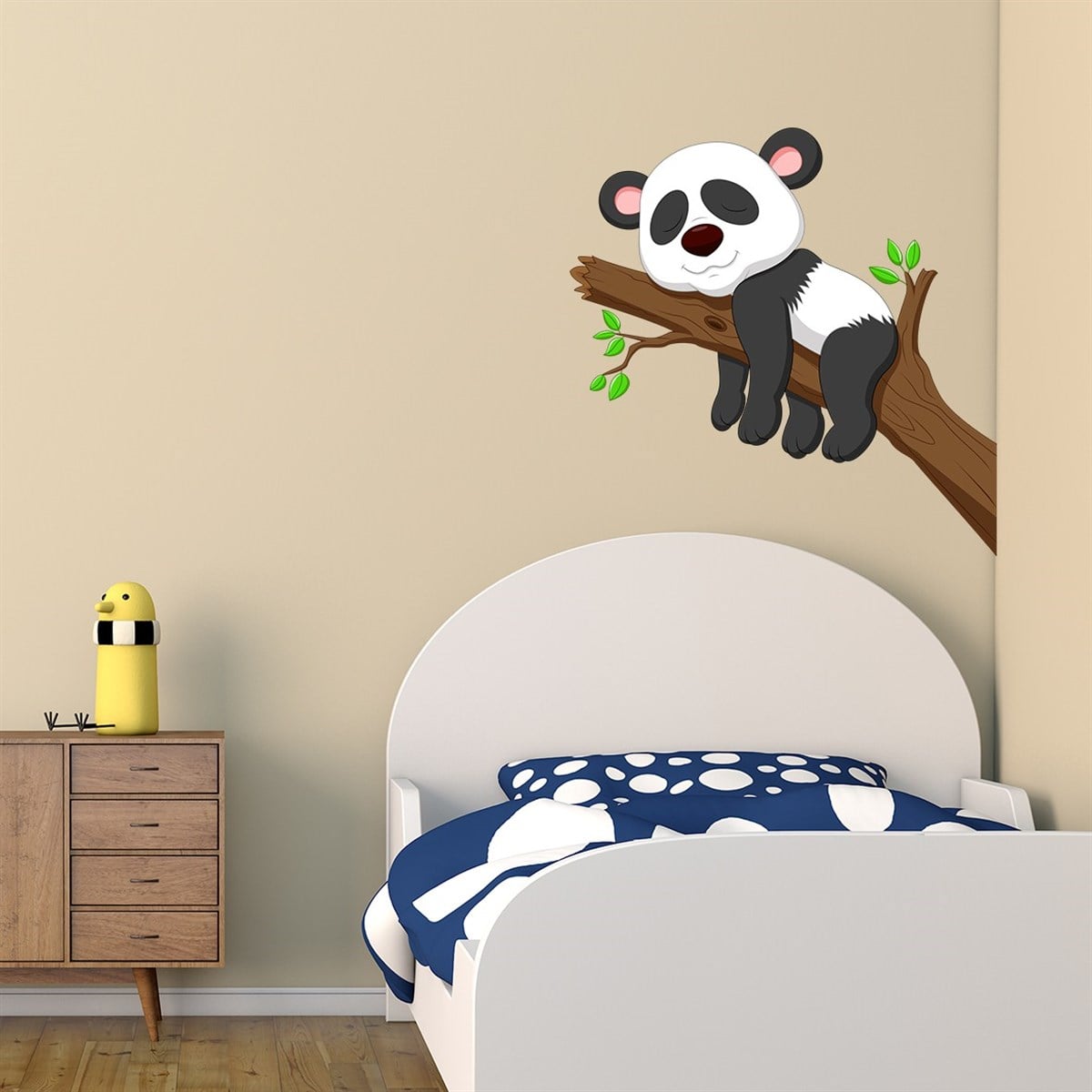 DekorLoft Uyuyan Panda Çocuk Odası Sticker CS-532