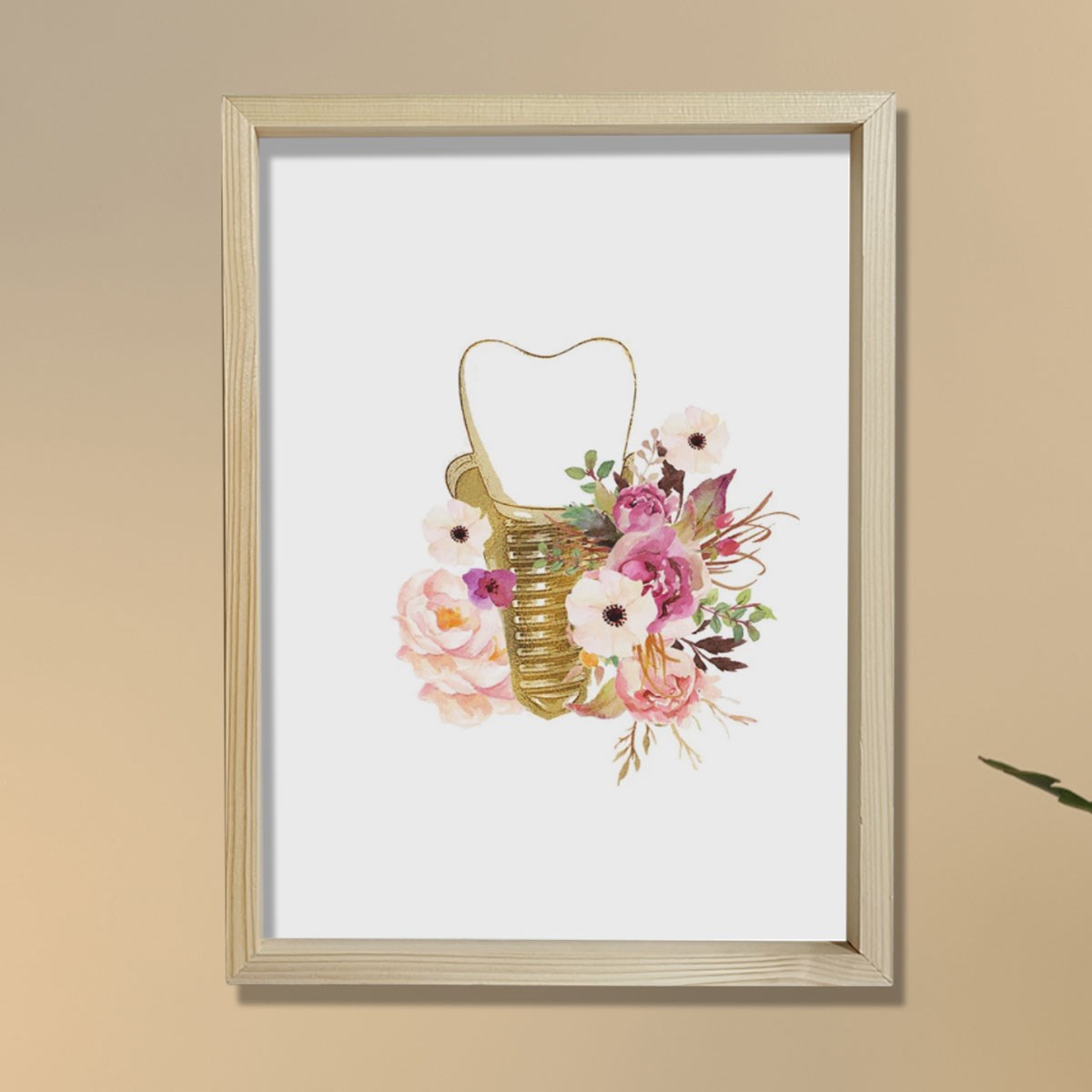 Dental Hijyenist Hediye, Dental Anatomi Sanatı, Diş Hekimi Ofis Dekoru