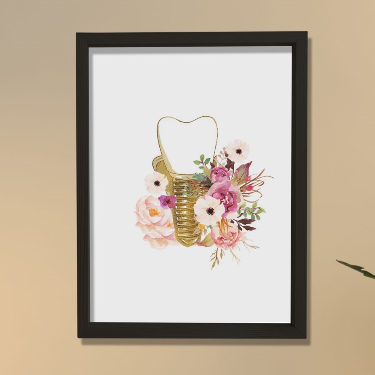 Dental Hijyenist Hediye, Dental Anatomi Sanatı, Diş Hekimi Ofis Dekoru