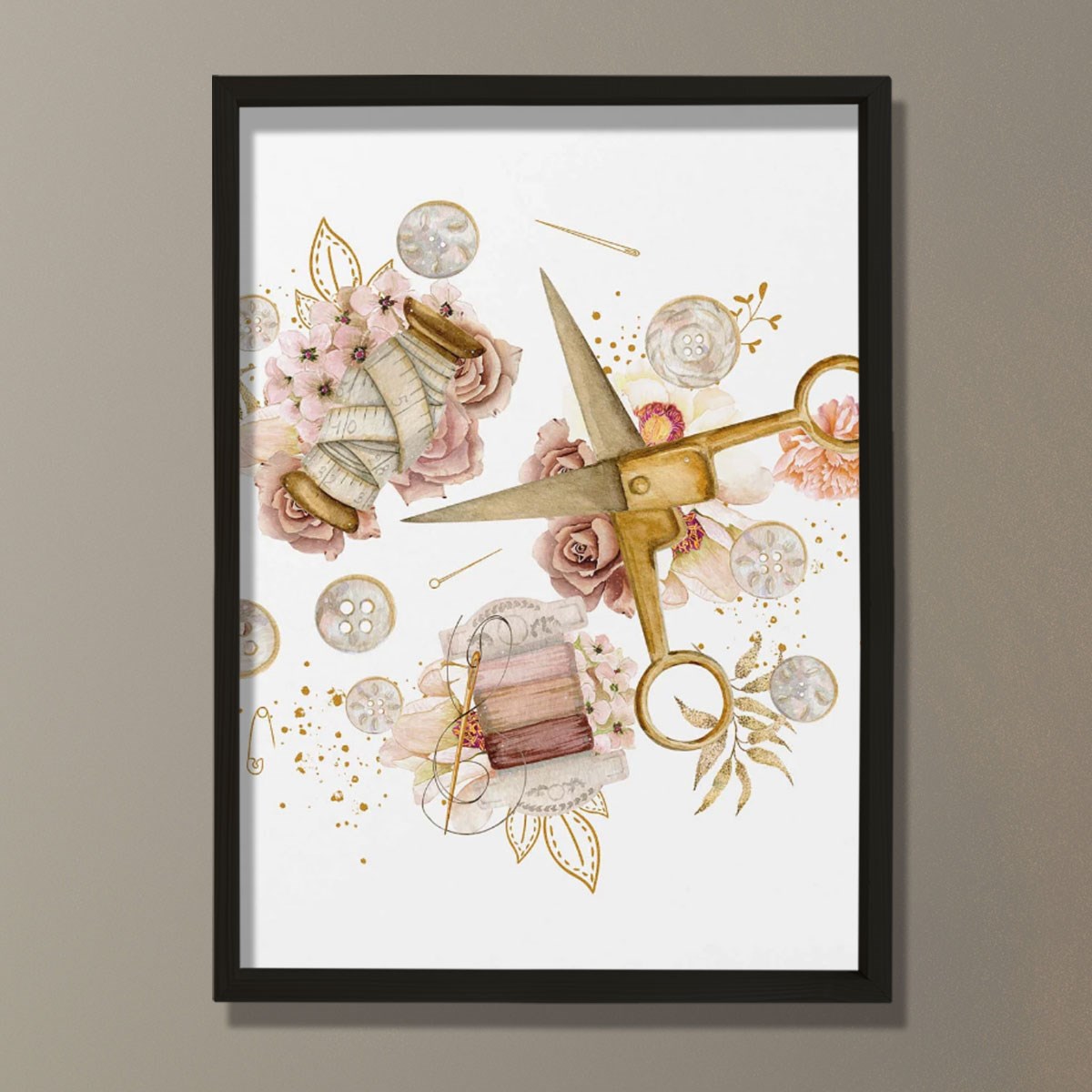 Dikiş Makinesi Sanatı, Eski Çiçeklerin Dikilmesi, Terzi Hediyesi, Dikiş Odası Dekoru