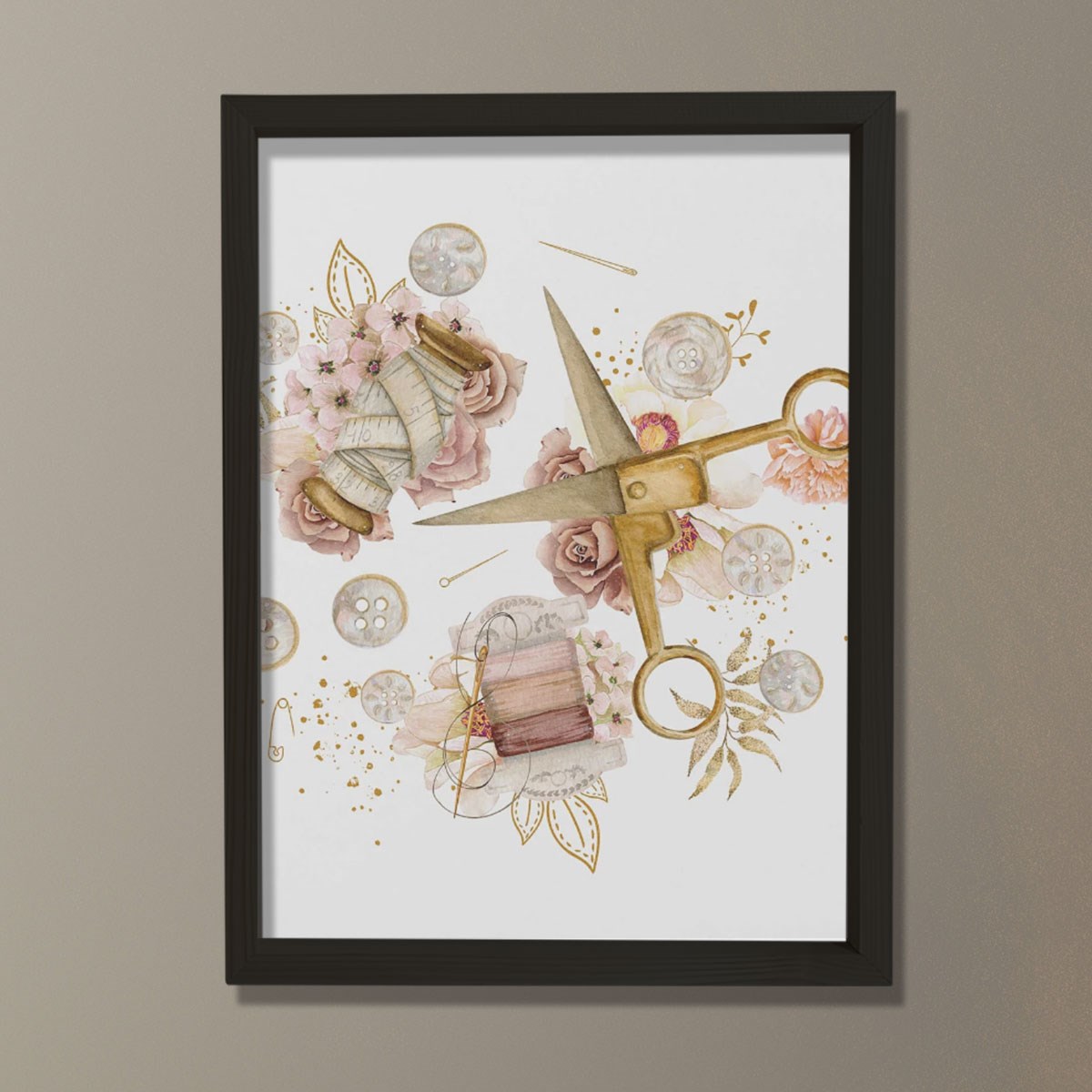 Dikiş Makinesi Sanatı, Eski Çiçeklerin Dikilmesi, Terzi Hediyesi, Dikiş Odası Dekoru