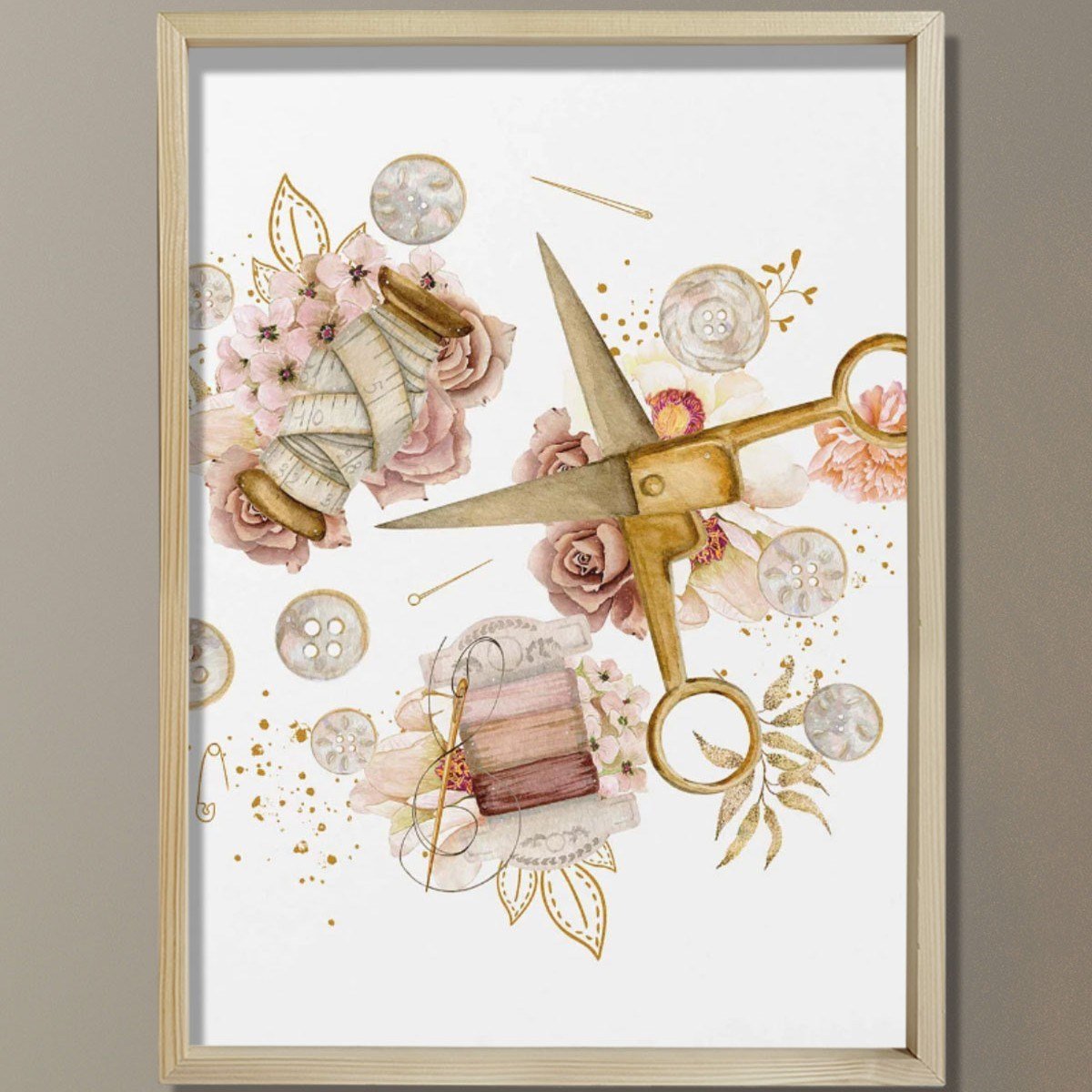 Dikiş Makinesi Sanatı, Eski Çiçeklerin Dikilmesi, Terzi Hediyesi, Dikiş Odası Dekoru