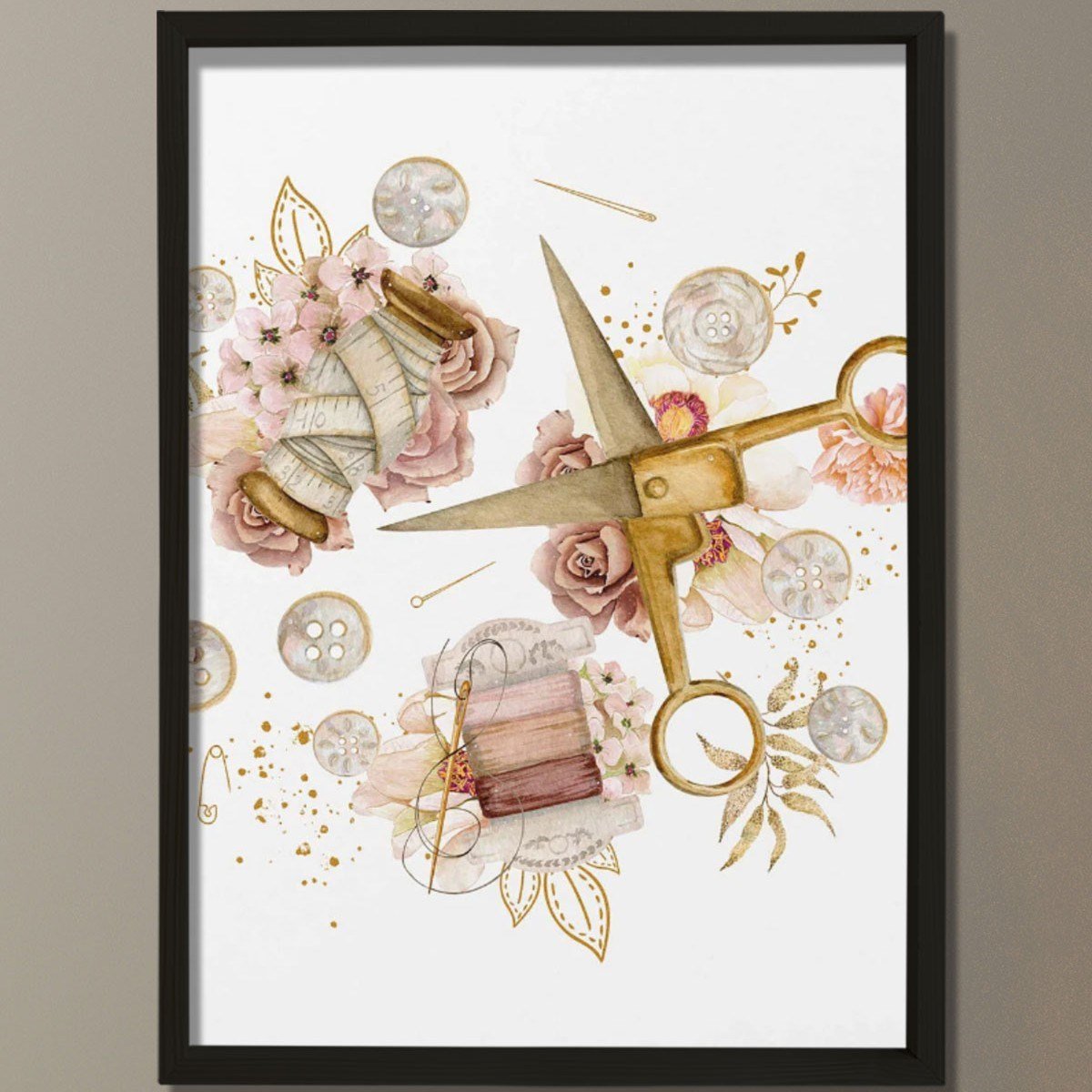 Dikiş Makinesi Sanatı, Eski Çiçeklerin Dikilmesi, Terzi Hediyesi, Dikiş Odası Dekoru