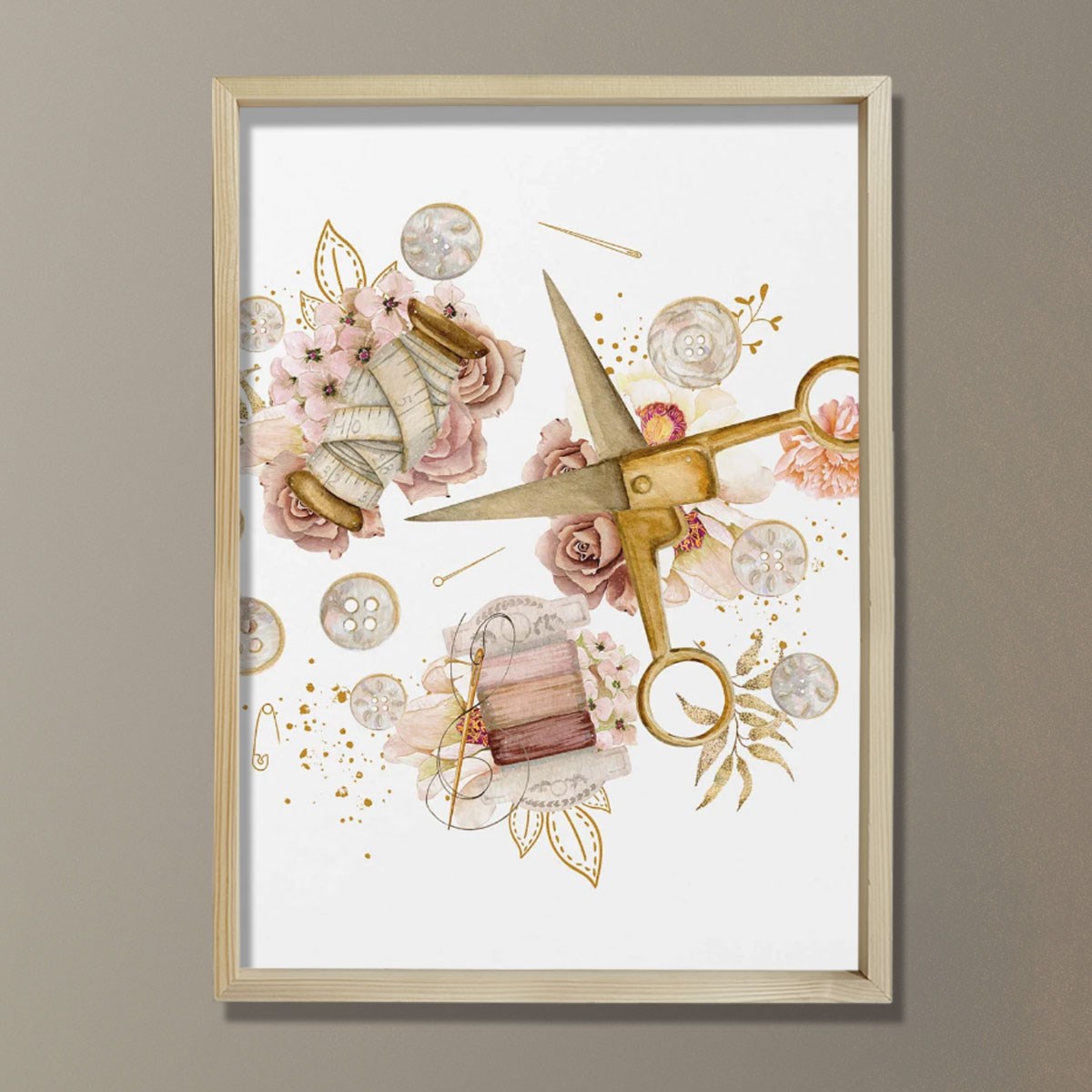 Dikiş Makinesi Sanatı, Eski Çiçeklerin Dikilmesi, Terzi Hediyesi, Dikiş Odası Dekoru