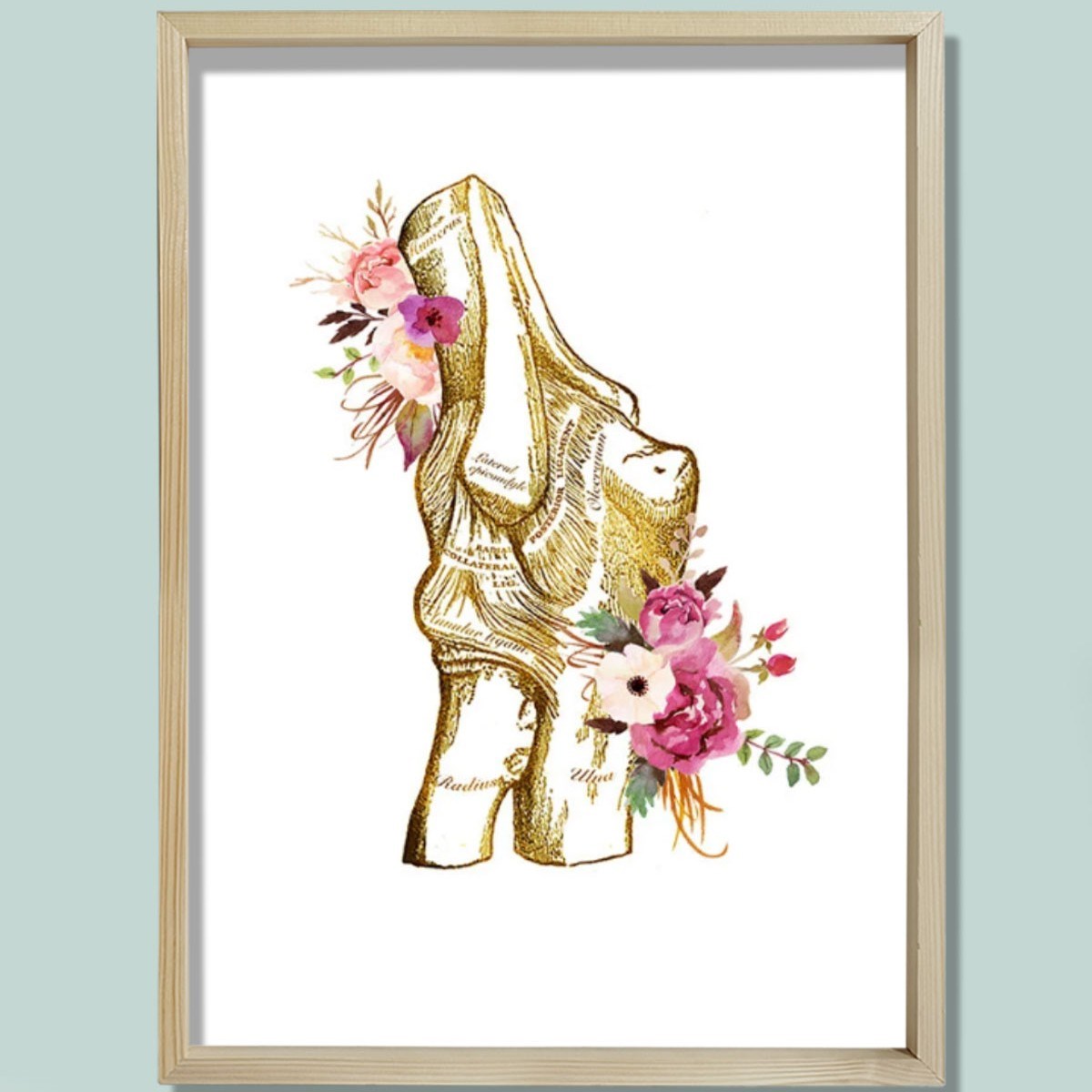 Dirsek Eklemi, Ortopedik Sanat, Kiropraktör Hediyesi, Ortopedik Cerrah Duvar Tablosu