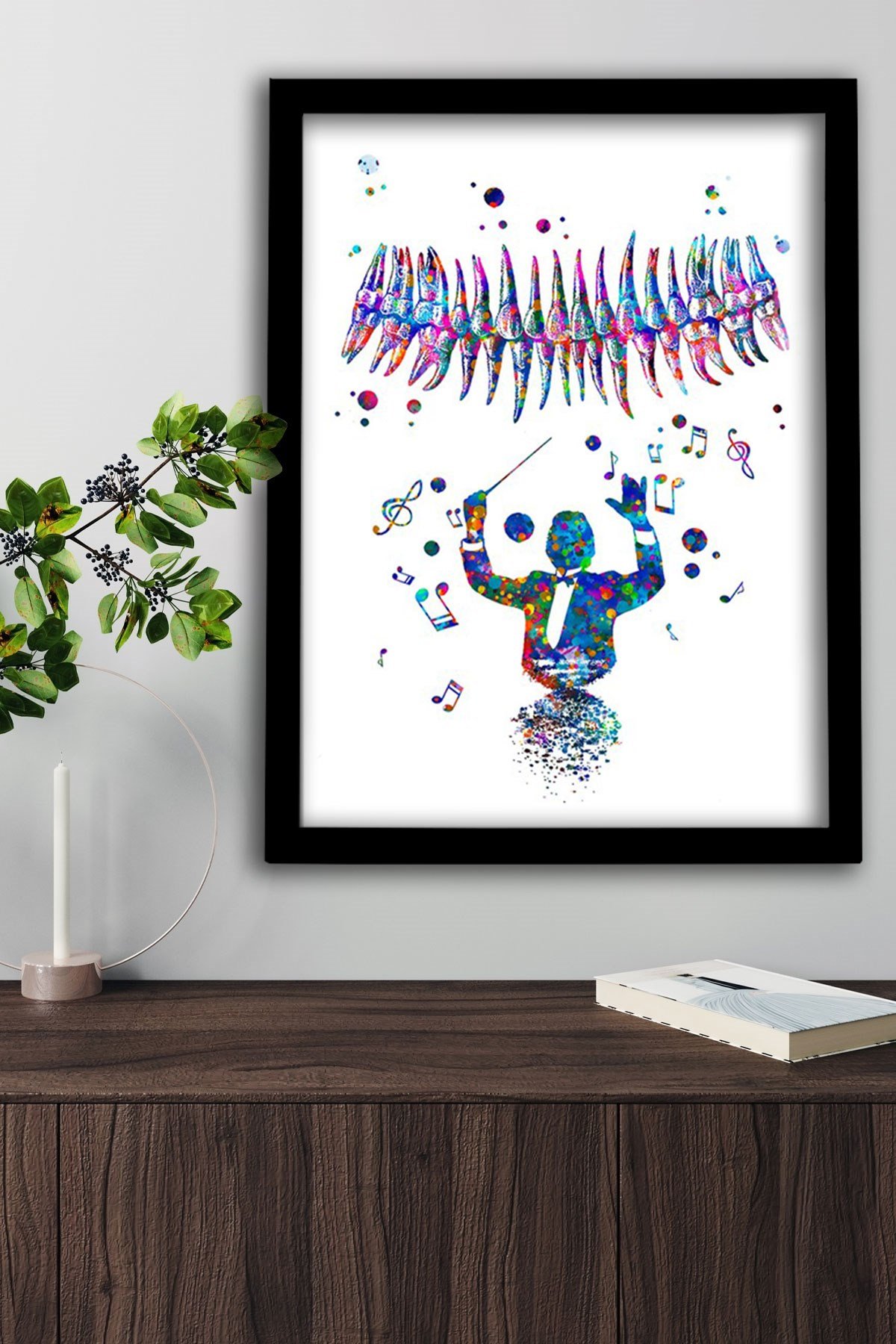 Diş Doktoru Sanatsal Duvar Tablosu