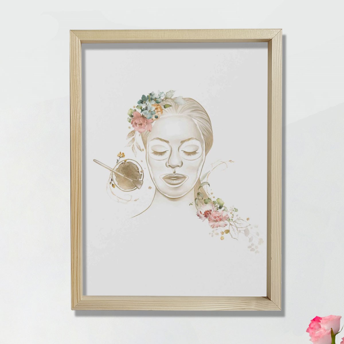 Estetisyen Duvar Sanatı, Spa Dekoru, Plastik ve Estetik Cerrahı, Doktor Odası Duvar Tablosu