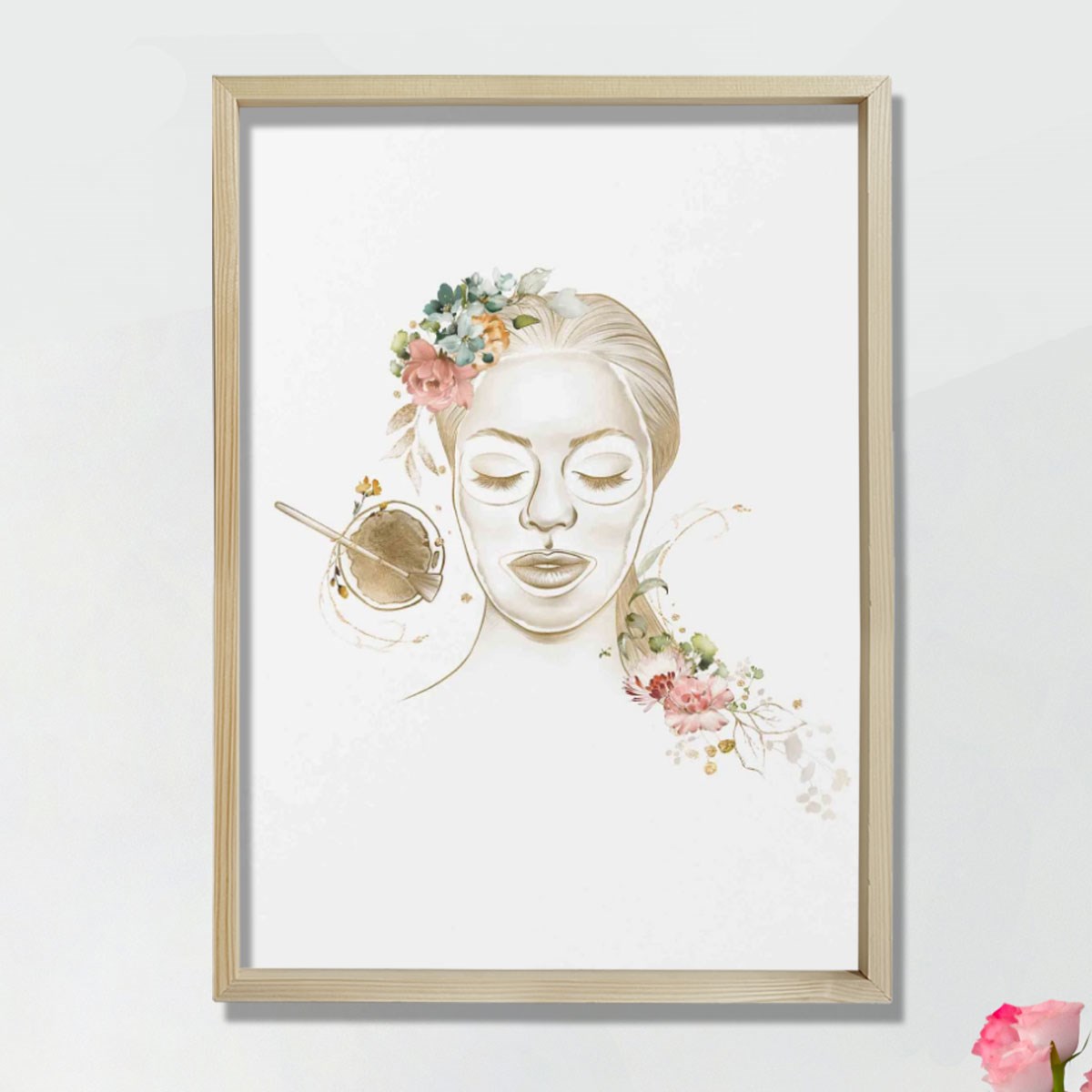 Estetisyen Duvar Sanatı, Spa Dekoru, Plastik ve Estetik Cerrahı, Doktor Odası Duvar Tablosu