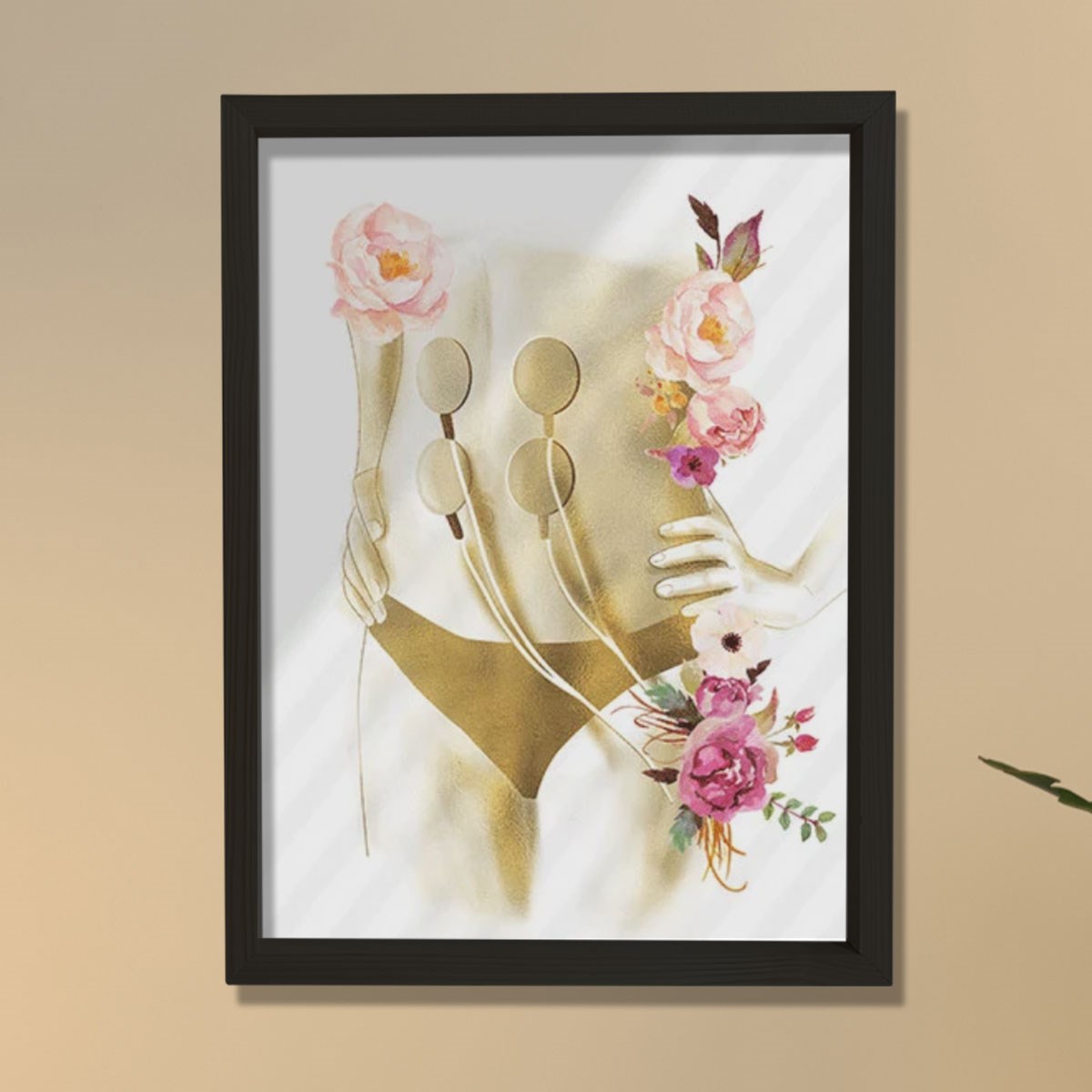 Estetisyen Sanatsal Baskısı, Elektriksel Kas Stimülatörü, Medikal Spa Dekoru