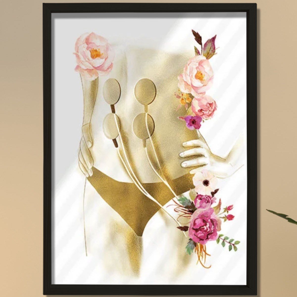 Estetisyen Sanatsal Baskısı, Elektriksel Kas Stimülatörü, Medikal Spa Dekoru