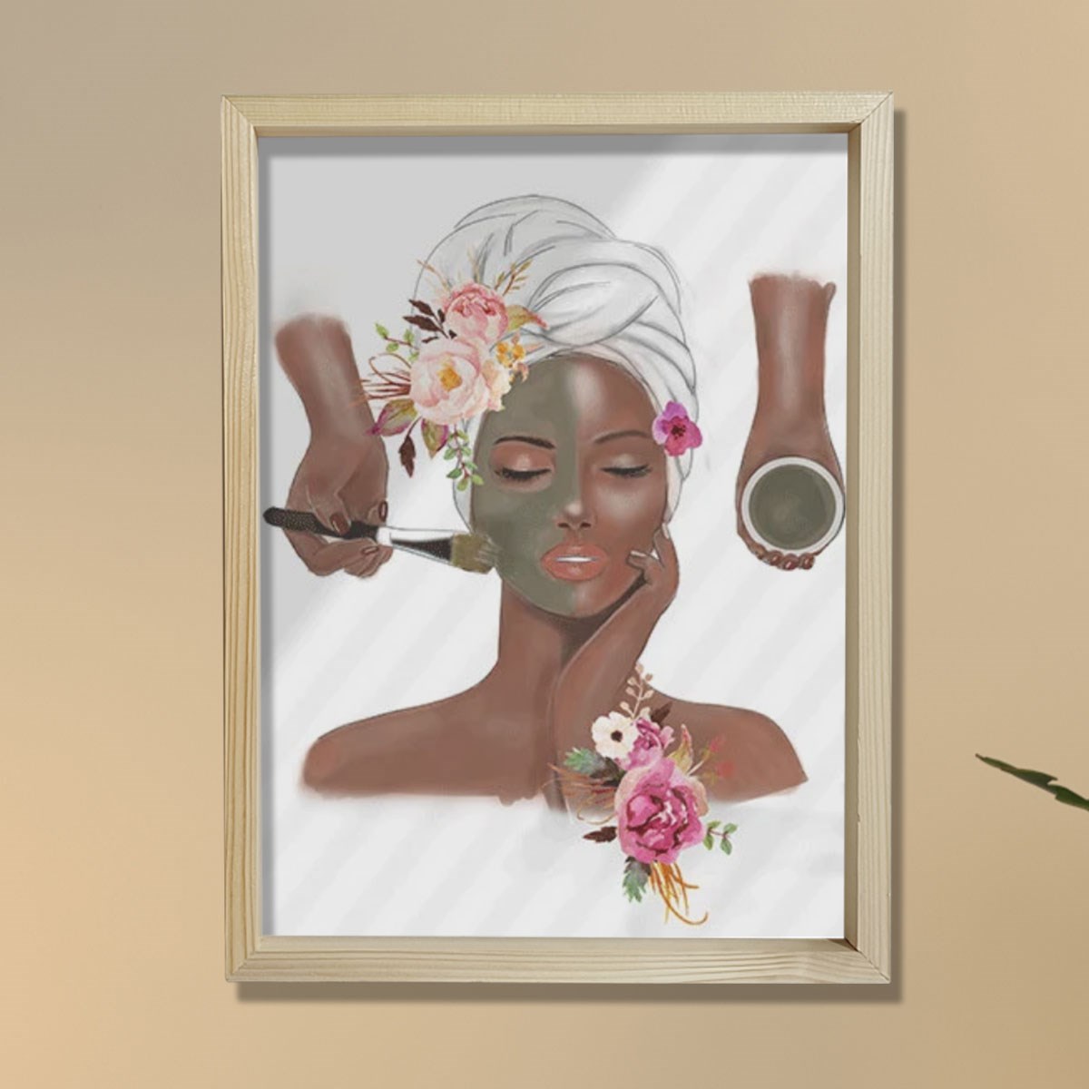 Güzellik Posteri, Yüz Bakımları, Güzellik Salonu Dekoru