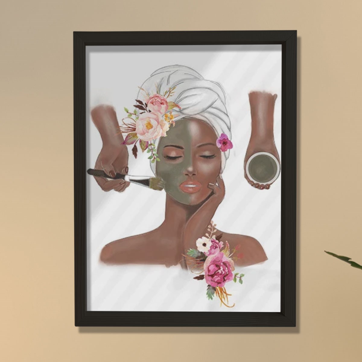 Güzellik Posteri, Yüz Bakımları, Güzellik Salonu Dekoru