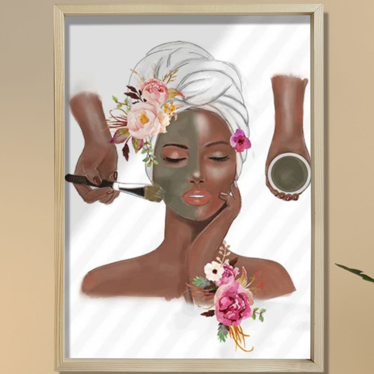 Güzellik Posteri, Yüz Bakımları, Güzellik Salonu Dekoru