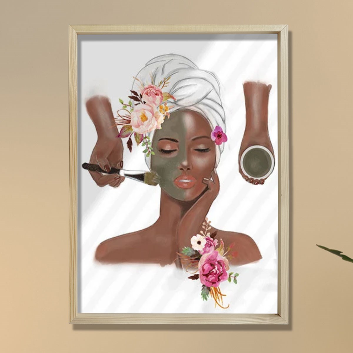 Güzellik Posteri, Yüz Bakımları, Güzellik Salonu Dekoru