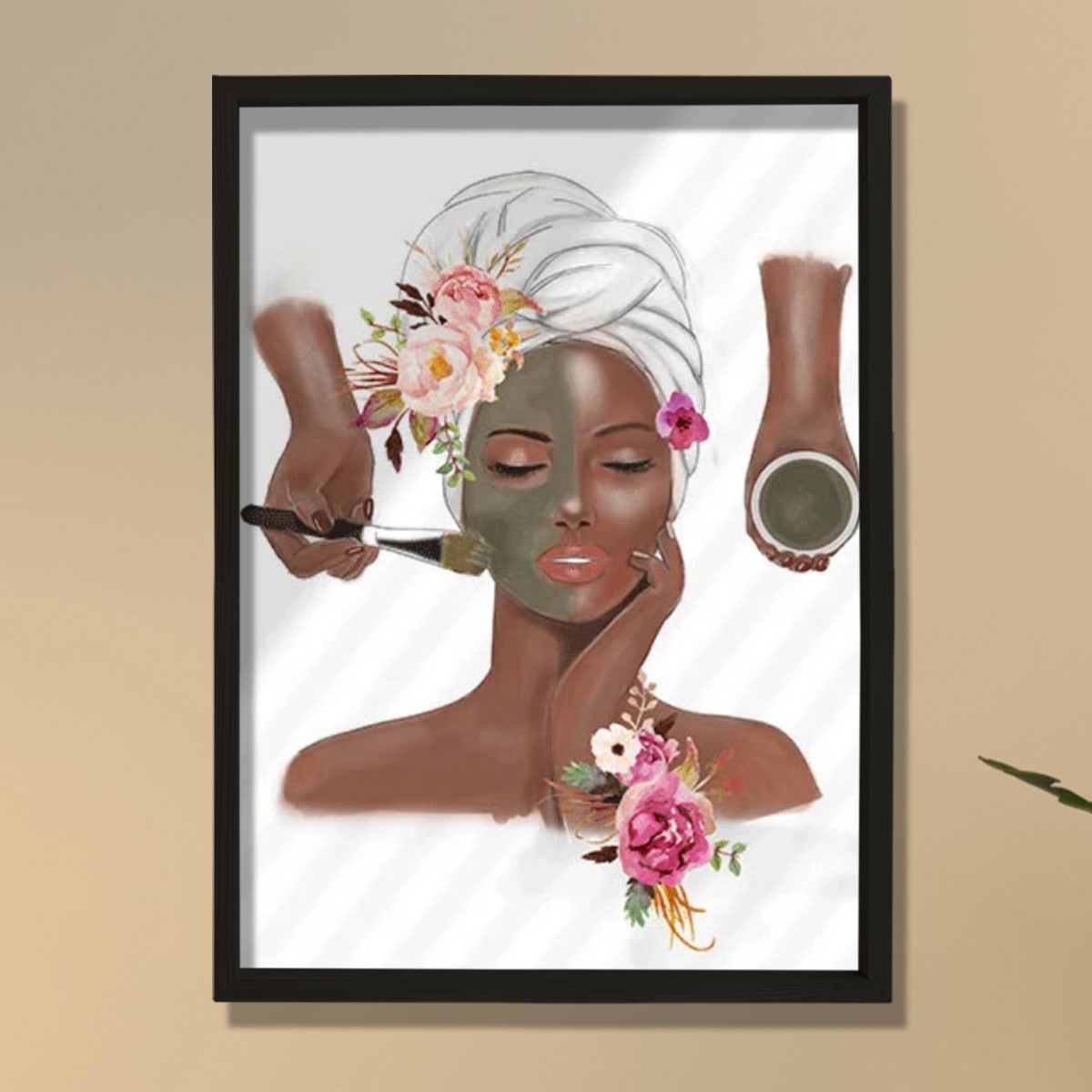 Güzellik Posteri, Yüz Bakımları, Güzellik Salonu Dekoru