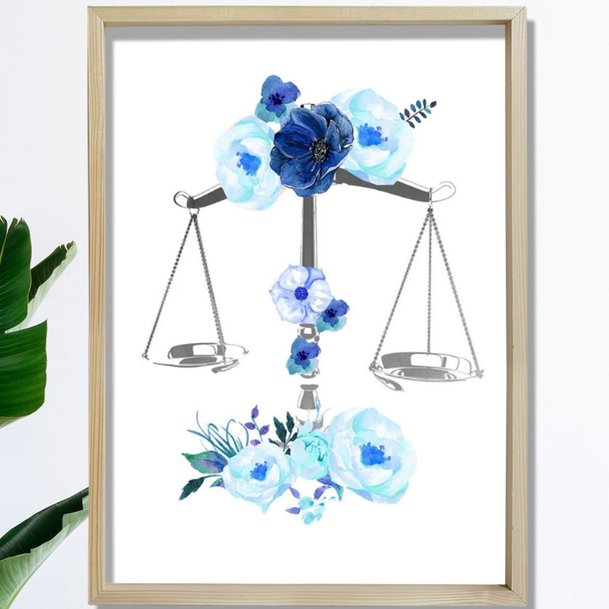 Hukuk Fakültesi Mezuniyet Hediyesi, Adalet Terazisi Baskı, Avukat Büro Dekoru