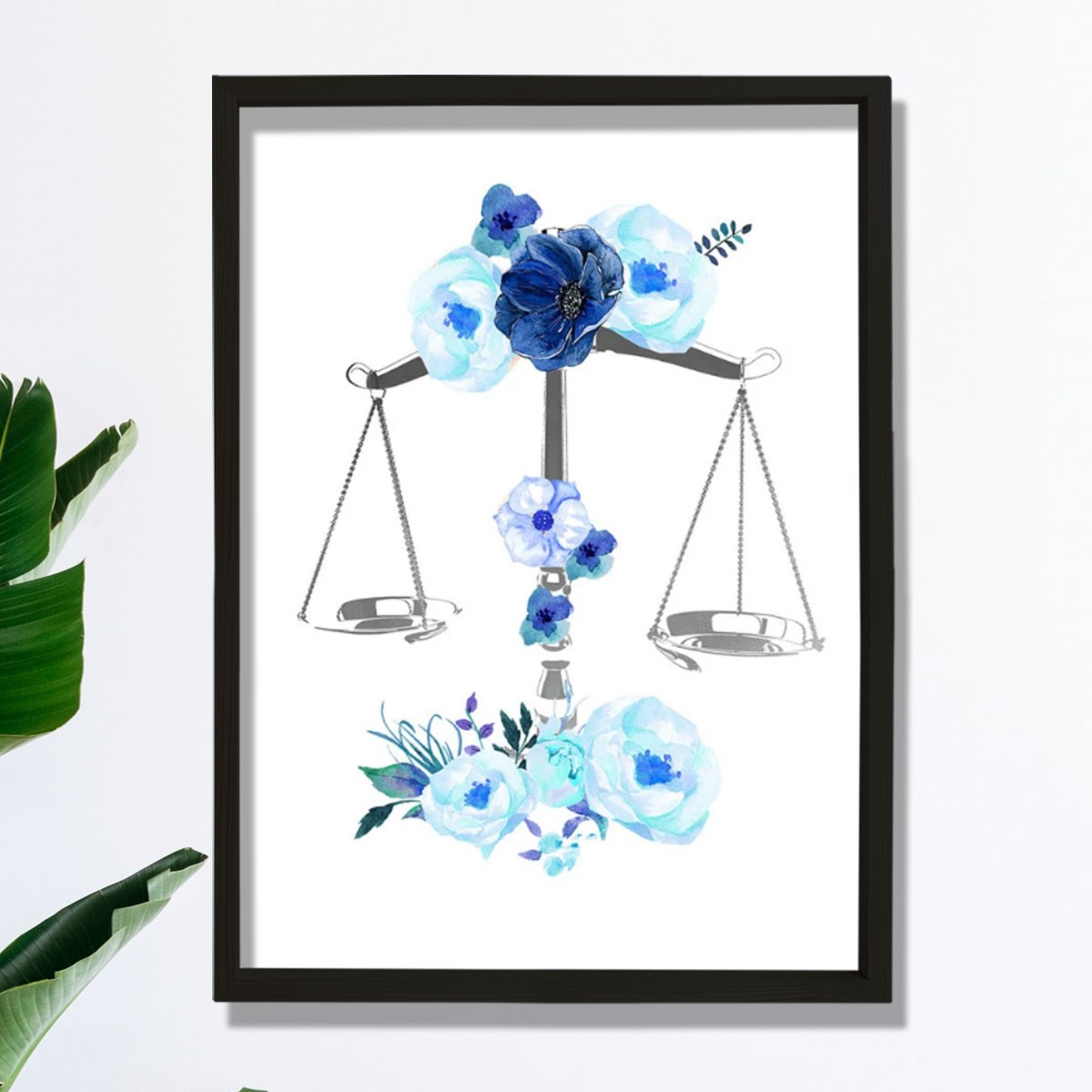 Hukuk Fakültesi Mezuniyet Hediyesi, Adalet Terazisi Baskı, Avukat Büro Dekoru