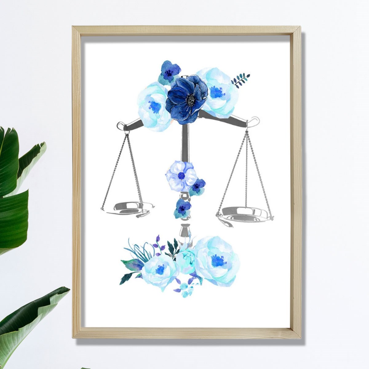 Hukuk Fakültesi Mezuniyet Hediyesi, Adalet Terazisi Baskı, Avukat Büro Dekoru