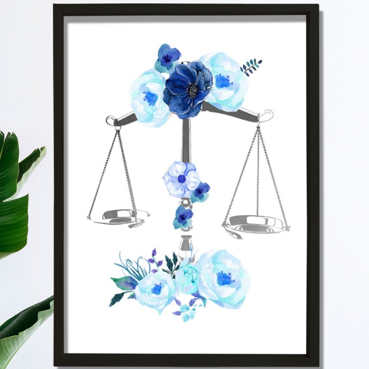 Hukuk Fakültesi Mezuniyet Hediyesi, Adalet Terazisi Baskı, Avukat Büro Dekoru