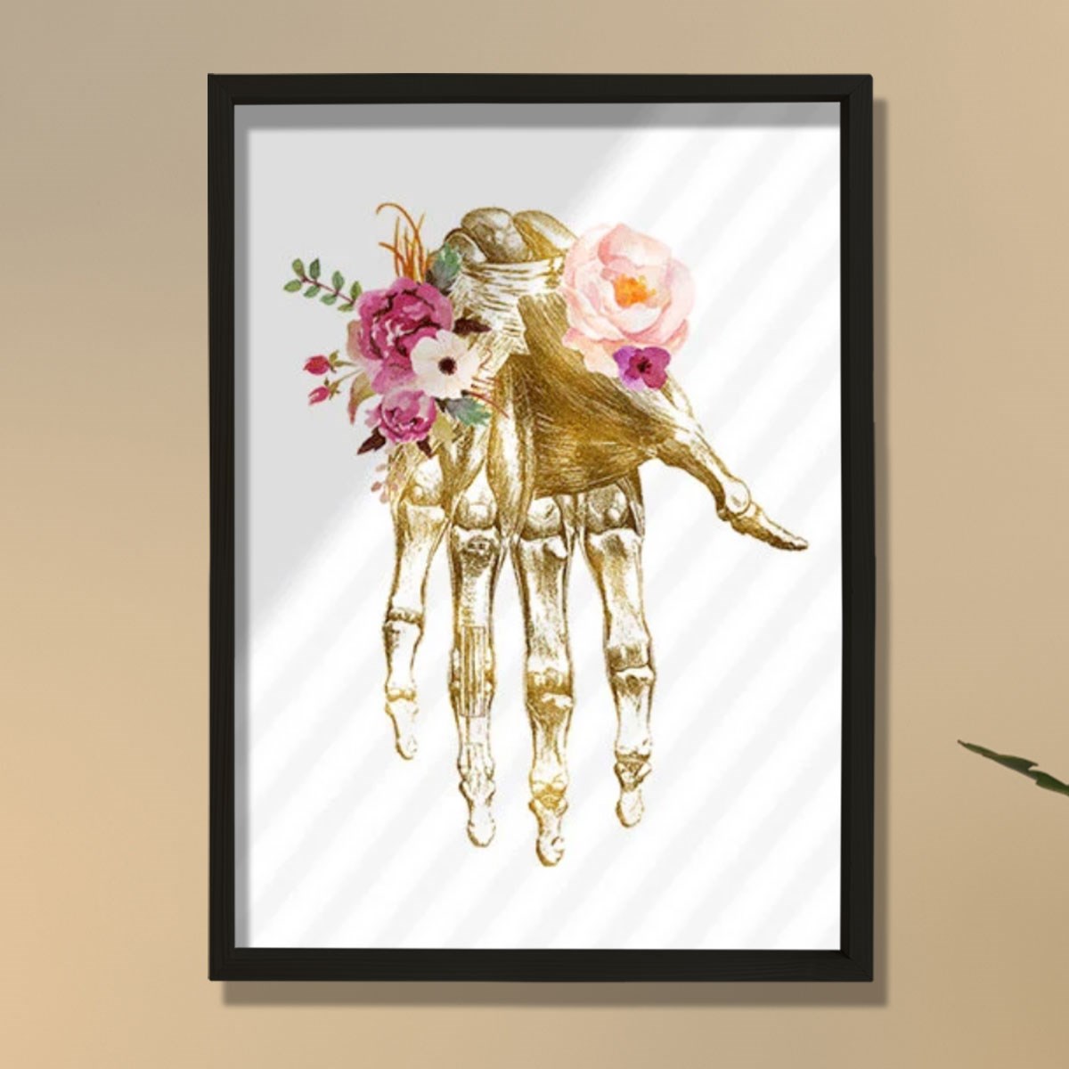 İnsan Eli, Anatomi Posteri, Ortopedik Ofis Duvar Sanatı, Fizyoterapist Ofis Dekoru